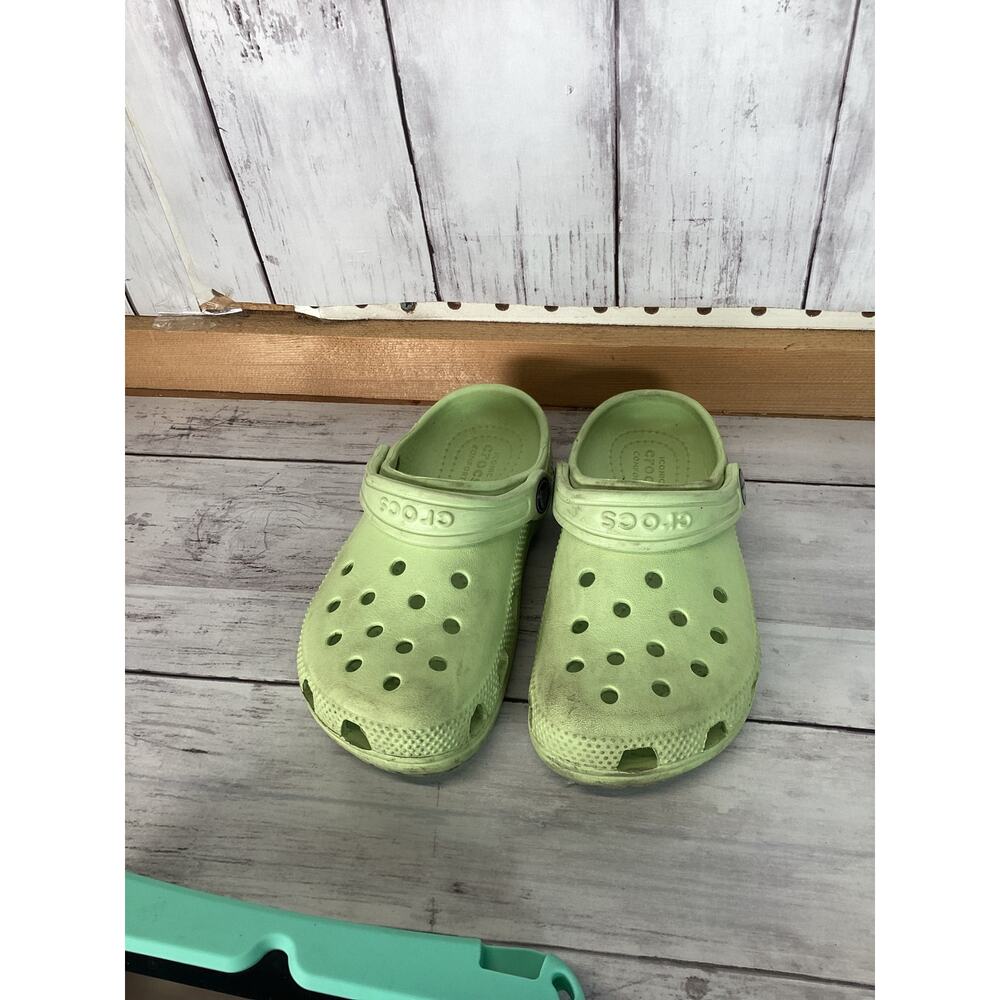 Crocs Toddler Unisex Classic Clog Lime Green